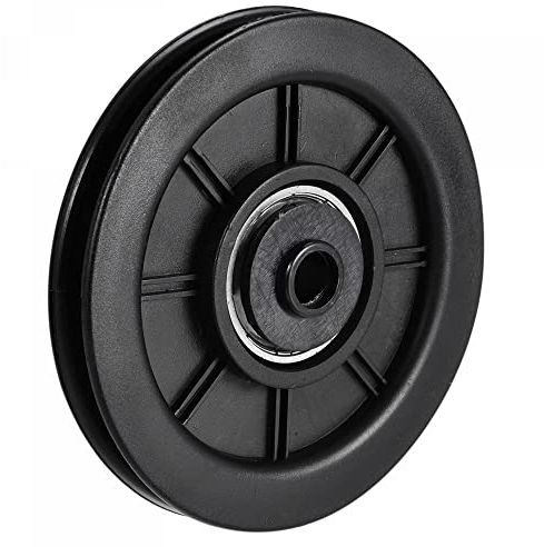 sourcing map 100mm Roulement Poulie Roue Câble Fitness Équipement Accessoires