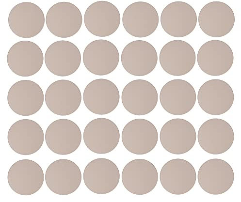 cyclingcolors 30x Copriviti adesivi 20 mm plastica viti copertura coperchi tappi riparazione mobili, Avorio