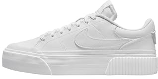 Nike Court Legacy Lift Shoes, Sneaker Mujer, Blanco, 36.5 EU