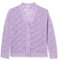 LEOMIA Women's Damen Strick Cardigan 10426983-LE02, Flieder, XXL Sweater