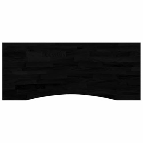 vidaXL Bordsskiva mörkbrun 120x60x2,5 cm massiv ek rektangulär, bänkskiva, badrumsbänkskiva, garagebänkskiva, köksbänkskiva, utbytesbänkskiva för kök