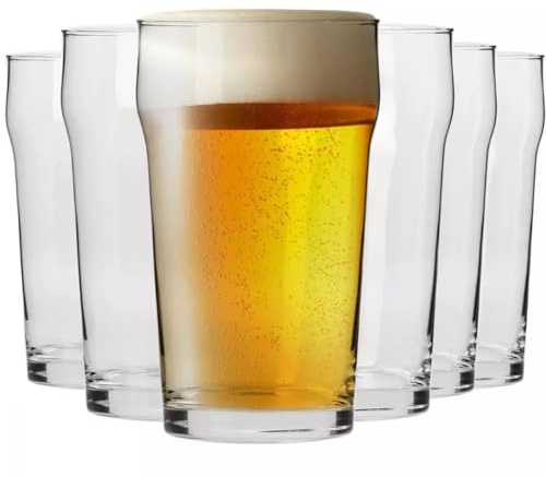 Krosno Mixology Nonic Biergläser, 6er Set, 500 ml