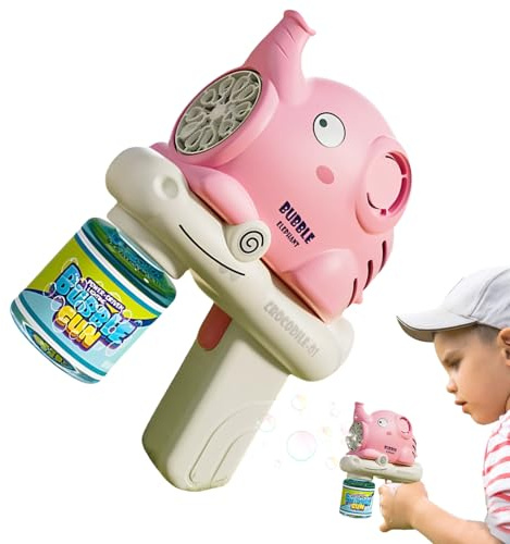 Bolle elettriche per bambini-soffiatore automatico con disegno di elefante Operazioni a batteria | per feste all'aperto per matrimoni, compleanni, celebrazioni, Jard