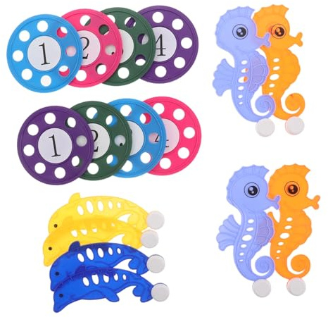 WOONEKY 2 Set di Giocattoli Subacquei Giocattoli Acquatici Animali Dischi per Immersioni