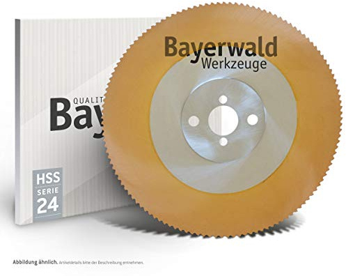 Bayerwald HSS PVD Gold - Lama per sega circolare, Ø 250 mm x 2 mm x 32 mm, denti alternati (200 denti/T4)