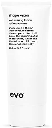 Evo shape vixen volumising lotion 200ml I Volumen Haar-Lotion für alle Haartypen, speziell für feines Haar I verleiht Volumen, ohne das Haar zu beschweren, Satin Finish I vegan, ohne Sulfate