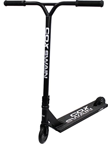 Cox Swain Stunt Scooter The 88 Wide Deck 110mm Rollen - ABEC9 Lager- ALU Kern Rollen Super Quality! - Black/Gold