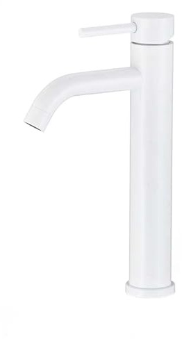 VALAZ Grifo Lavabo Blanco Alto Pica Serie Jabalon