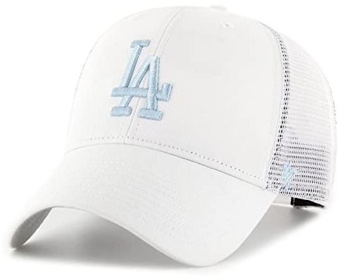 '47 MLB Los Angeles Dodgers LA L.A. Baseball Cap Basecap Branson Trucker Kappe weiß
