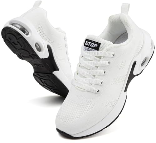 Basket Femme Chaussures de Sport Running Sneakers Femme Basket de Marche d'air Respirant Chaussures de Course Légères Confort Sports Fitness Tennis Outdoor Gym Jogging Athlétique Sneakers
