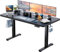 HUANUO Höhenverstellbarer Schreibtisch 160x80cm,25MM Ganze Tischplatte mit Bürstenloser Motor,Ergonomischer Steh-Sitz Tisch Stehpult,Einfache Montage Elektrischer Stehschreibtisch für Homeoffice