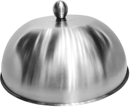 rockible Copertura per hamburger, cupola per fusione di formaggio, piastra per barbecue, teppanyaki, 28 Cm X 28 Cm X 10.8