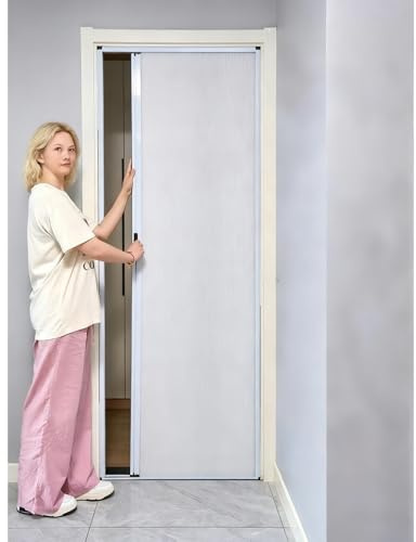 Porta a Soffietto Porte Pieghevoli Alte 200 210 220 230 240 Cm, Senza Foratura Porta A Soffietto Per Cucine/Bagni/Camere Da Letto, Divisorio A Nido D'ape(98x210cm)
