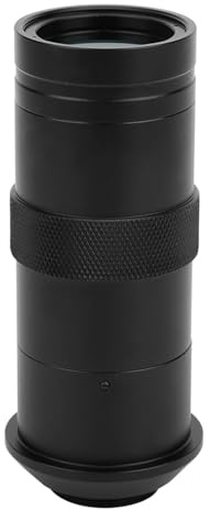 Dioche Obiettivo C-Mount 130x CCD Fotocamera per Microscopio Industriale Obiettivo C Mount - Ingrandimento Regolabile 8X-100X per Applicazioni Industriali - Materiale ABS Resistente