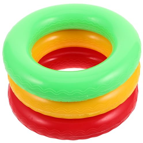 jojofuny Bâtons de Relais Intérieur et Extérieur Haute Élasticité et Anti-dérapant 3 Pièces Souples en Latex pour Entraînement Polyvalent Adaptés aux Adultes et Garçon et Filles