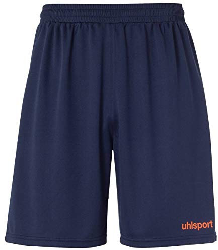 uhlsport Kinder Shorts Center Basic Shorts, Marine/Fluo rot, 116, 100334228