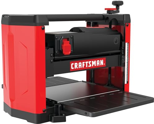 CRAFTSMAN Planer, 15 Amp, for Benchtops, Two Knife Solid Steel Cutter Head (CMEW320)