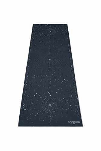 Yoga Design Lab Hot Yoga Handtuch | rutschfest, leicht, recyceltes, saugfähiges Mikrofaser Yogahandtuch | schnelltrocknend, waschmaschinenfest | Ideal für Hot Yoga, Sport, Reisen (Celestial)