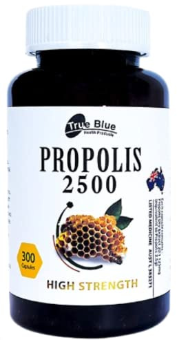 True Blue Propolis 2500 Premium High Strength 300 Capsules
