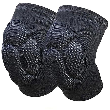 Retoteng Knieschoner Erwachsene für Gartenarbeit, Anti-Rutsch-Kollisionsvermeidung Knieschoner mit Dickem Schwamm für Hausreinigung, Bauarbeiten, Volleyball, Fußball, Tanz, Knieschützer, 1 Paar