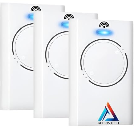 Alisontech 3 x XT2 868 SLH LR Handsender 868MHz 2-Kanal weiße Fernbedienung für Torantriebe und Garagentor 3-Jahres-Garantie