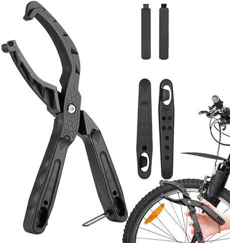 -Däcktång | Racercykel-däcklyftare – med halkfritt handtag, verktyg för att ta bort däck, säkerhetsspänne design för cykelsportentusiaster