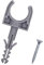 SKIR'CO (40 pezzi) clip per tubi, morsetti in plastica per tubi da 16 mm, morsetti per tubi di tipo U, ganci per tubi, clip per tubi, viti incluse