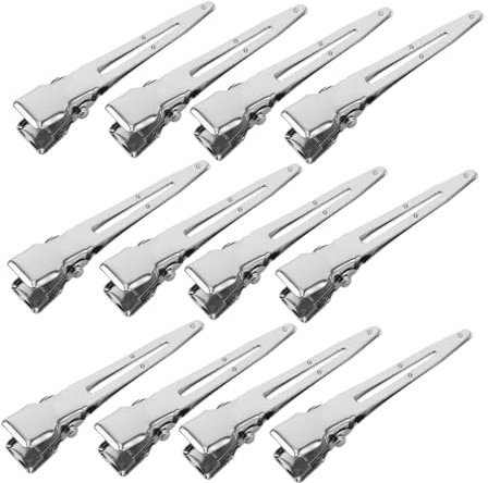 Ipetboom 1confezione Clip Per Inossidabile Forma Di Anatra Per Sezionamento Preciso e Stile Professionale Per Parrucchieri e Uso Domestico