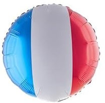 LP Divertissements Ballon Aluminium France 46cm