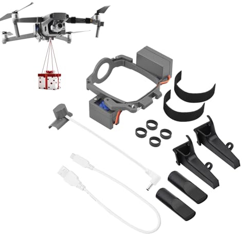 Sistema di lancio aereo LICHIFIT per droni con atterraggi per DJI Mavic 2 Pro/Zoom Lanciatore fotosensibile Trasporto Consegna Rilascio Carico Dispositivo di lancio aereo Gambe estese