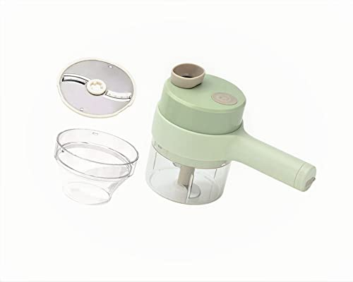 TEMPO DI SALDI Mini Taglia Verdure 4 In 1 Tritatore Portatile Elettrico Senza Fili Ricaricabile