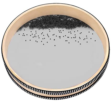 PRATYAHARA 1 Pieces Ocean Drums for Meditation and Relaxation Natural Color Rain Drums for Stress Relief Sound Healing Instruments