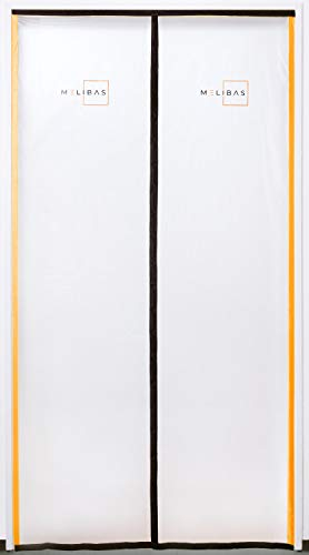 Melibas© Porte anti-poussière Pro, réutilisable, avec fermeture magnétique, 2,2 x 1,2 m, paroi anti-poussière en PVC, pour bricoleurs, peintres (professionnels),