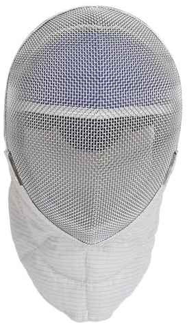 RiToEasysports Máscara de Esgrima, Casco de Esgrima de Malla de Acero, Protección Facial con Espada, Equipo Protector de Esgrima para Competiciones, Actividades Deportivas (M 120cm)