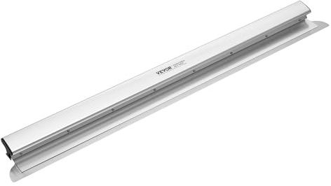 VEVOR Drywall Skimming Blade,48 inch Smoothing Knife, Stainless Steel Blade & Aluminum Alloy Body Professional Skim Coat Tools for Drywall, Wipe/Drywall Knife, for Gyprock/WallBoard/Plasterboard