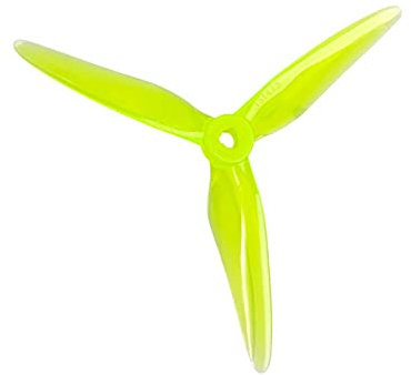 Pexorina 24 pezzi/12 paia di eliche da corsa FPV Racing Drone senza lavaggio dell'elica 3,8 g motore brushless Elica(Fluorescent Green)
