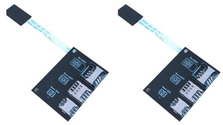 Rastapulz 2 x 2730 external nano SIM-aktiveringsverktyg omvandlare till smartkort IC-kort förlängning 4-i-1 för SIM-kort adapter set