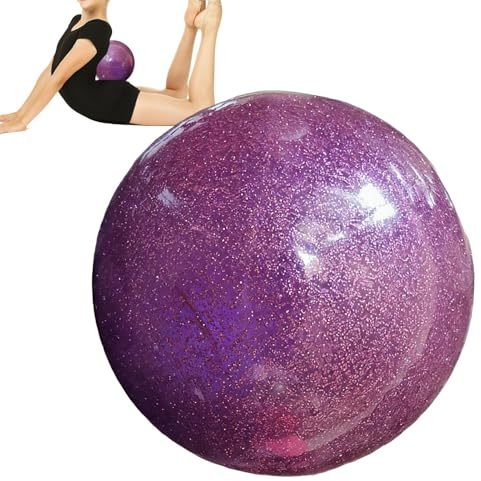 Genérico Pelota De Gimnasia | Equipo De Entrenamiento Ergonómico De Alta Elasticidad,Balón De Gimnasia Rítmica para Actuación De Danza - para Flexibilidad Competicion Rendimiento Fitness Y