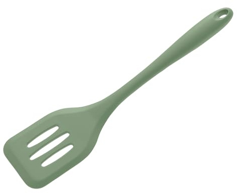 Wiltshire Silicone Slotted Turner, Flipping & Turning Tool, Moss