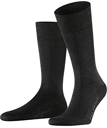 FALKE Herren Socken Cool 24/7 M So Baumwolle einfarbig 1 Paar, Grau Anthracite Melange 3080, 45-46