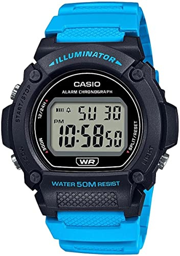 Casio COLLECTION Men W-219H-2A2VEF Orologio da polso uomo Con allarme