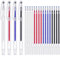 YSTrillion Heat Erase Pens 4 Farben Markierstift für Stoff Markierung Stifte,Hitze Löschbare Stoffstifte mit 20 Stück Minen für Schneidern, Nähen Verschiedene Stoff Farben