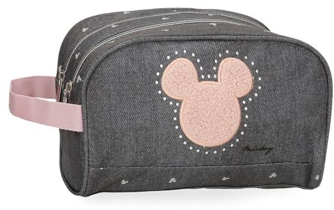DISNEY Mickey Studs Fille Accessoire de voyage - Étui à cosmétiques, Noir