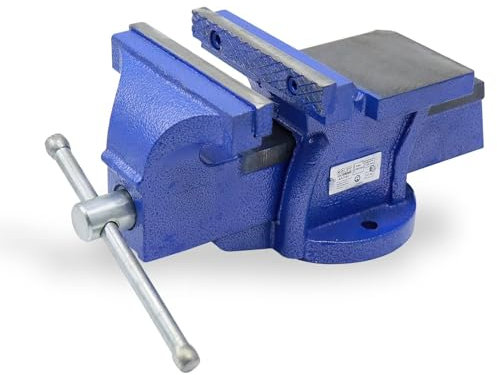 YASTA Morsa Da Banco Base Girevole Apertura 125mm Fissaggio Precisione a Morsetto