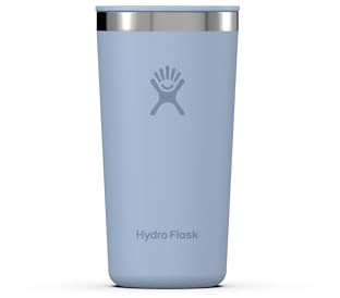 HYDRO FLASK - All Around Tumbler 355 ml (12 oz) - Verschließbarem, Auslaufsicherem Eindrückdeckel - Doppelwandiger, Vakuumisolierter Reisebecher aus Edelstahl - Heiß & Kalt - Surf