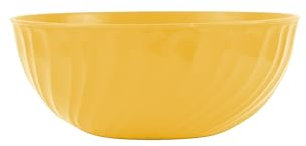 GIO'STYLE Ensaladera Essential Shelly | Amarillo | D 33 cm | Made in Italy