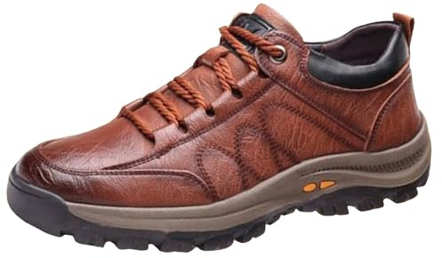 Generisch Invierno solo algodón zapatos casuales hombres zapatos de senderismo zapatillas de deporte zapatos de algodón gruesos cálidos zapatos de hombre, marrón, 40
