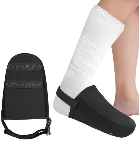 JYNXOR Calcetin Escayola Pie, 1 Pcs Funda de calcetín fundido Dedo Con hebilla de liberación rápida,ajustable,Mantiene los pies calientes y limpios, Limpios y Protegidos, le Queda a la Mayoría