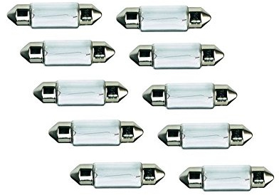 10x Kummert Business Glühlampe Halogen C5W Soffitte 36mm 5W 12V PKW Innenraum, Kennzeichenbeleuchtung