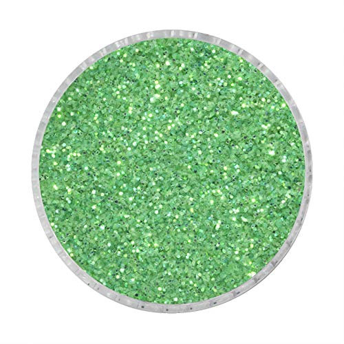 Colores de polvo de purpurina fina para uñas, arte de cara, cuerpo, sombra de ojos, pintura artesanal (iridiscente - verde esmeralda - C13)